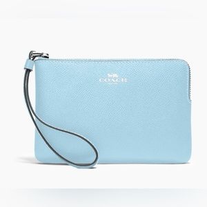 COACH corner wristlet